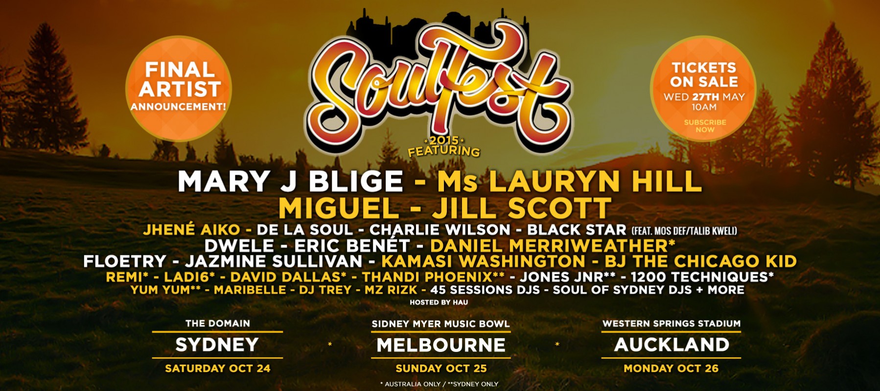 The final Soulfest lineup additions are here • Howl & Echoes