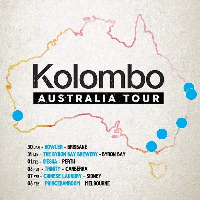 Kolombo Tour Dates
